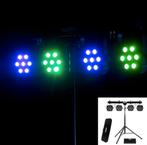 2 stuks Ayra Compar Kit 2 LED Lichtset, Statief en pedaal., Ophalen, Zo goed als nieuw, Geluidgestuurd