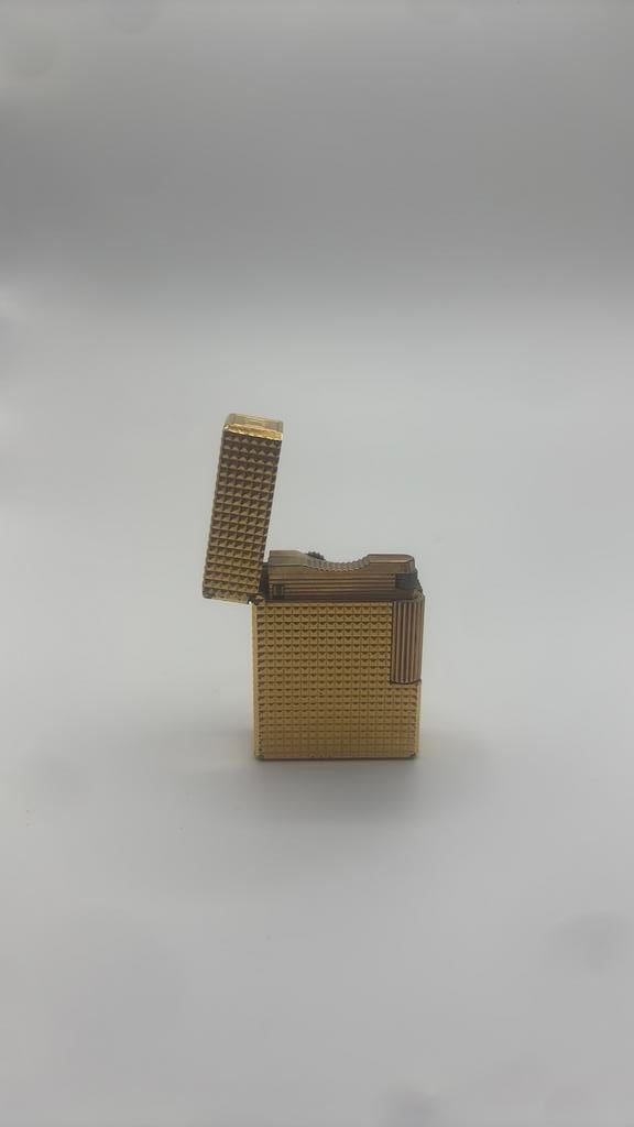 Briquet dupong paris plaque or, Ophalen, Zo goed als nieuw, Goud