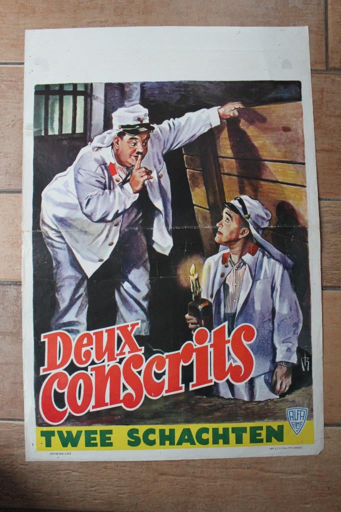 filmaffiche Laurel and Hardy Flying Deuces filmposter, Verzamelen, Posters, Ophalen of Verzenden, A1 t/m A3, Film en Tv, Rechthoekig Staand