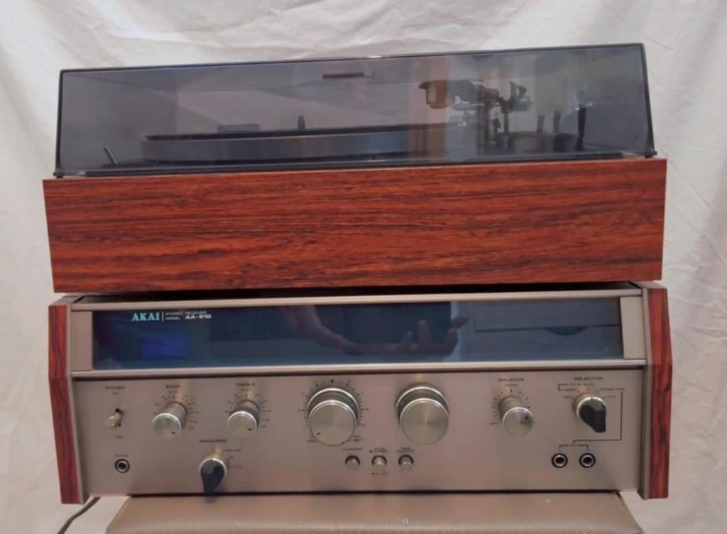 Akai vintage set AA-910 + AP-004, Ophalen, Gebruikt, Akai