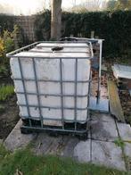 Watervat 1000 liter, Tuin en Terras, Regentonnen, 150 liter of meer, Ophalen, Gebruikt, Met kraantje