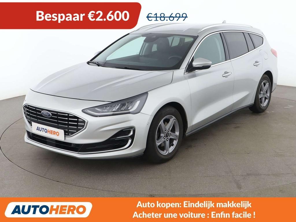 Ford Focus 1.0 EcoBoost Mild-Hybrid Titanium Vignale, Argent ou Gris, 5 portes, Automatique, 999 cm³