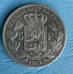 1851 - 5 francs - Leopold I, Ophalen of Verzenden