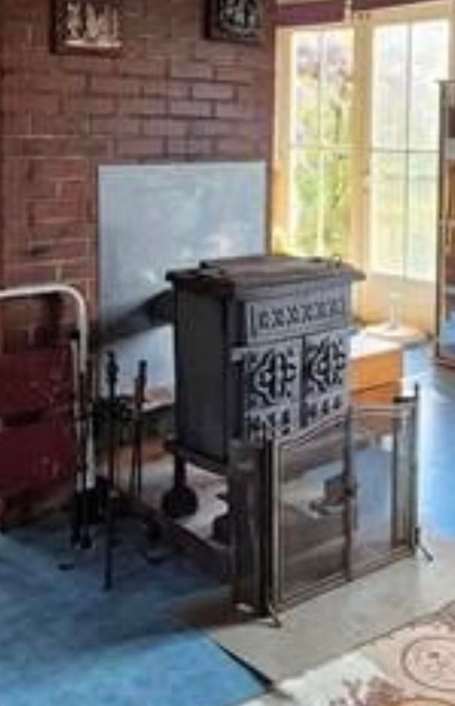 Oude mechelse kachel, Ophalen, Gebruikt, Houtkachel, Vrijstaand