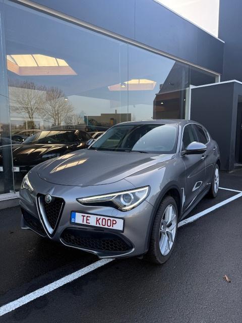 Alfa Romeo Stelvio 2.0 280pk Q4 AWD 4x4 led navi pdc camera, Autos, Alfa Romeo, Entreprise, Achat, Stelvio, 4x4, ABS, Caméra de recul