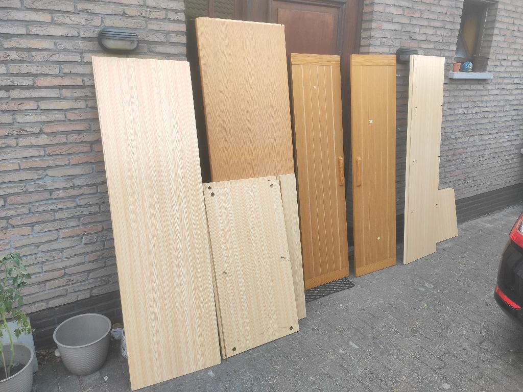 Slaapkamermeubilair: Bedframe en 2 kasten, Ophalen, Gebruikt, Eenpersoons