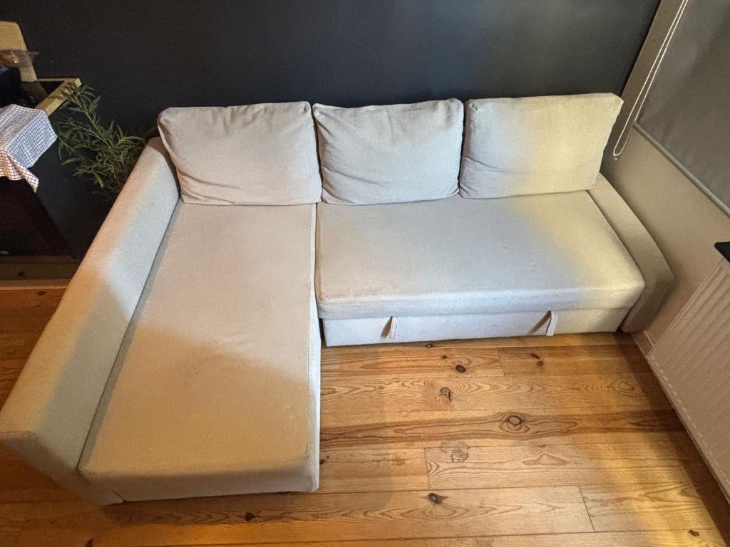 Zetel, Huis en Inrichting, Zetels | Zetels, Ophalen, Gebruikt, 125 tot 150 cm, Hoekbank