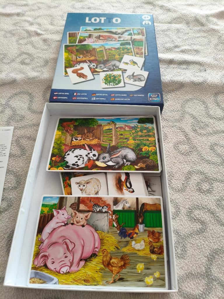 Lottospel - dieren, Enlèvement, Comme neuf