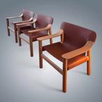 Hay Bernard loungestoelen van Shane Schneck, Ophalen, Leer