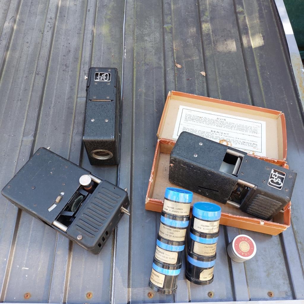 3 schoolprojectoren LUX 145, jaren '50, Antiquités & Art, Curiosités & Brocante, Enlèvement