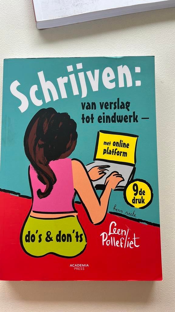 Leen Pollefliet - Schrijven: van verslag tot eindwerk, Boeken, Humor, Ophalen, Zo goed als nieuw