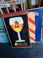 Leffe Bier oude reclame lichtbak, Verzamelen, Ophalen, Gebruikt, Reclamebord, Plaat of Schild, Leffe