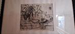 Ets Baudot - nature morte, Antiek en Kunst, Kunst | Etsen en Gravures, Ophalen, Ets, Gesigneerd