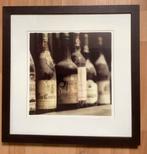 Mooie kader van antieke wijnflessen 50x50, Ophalen, Zo goed als nieuw
