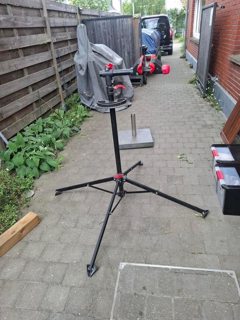 Fiets montagestandaard, Ophalen