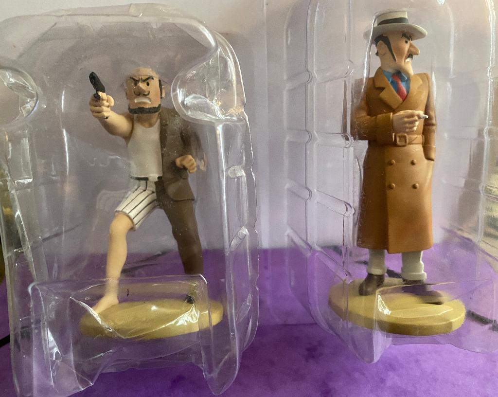 Lot de 2 figurines Tintin Alonzo Perez & Ramon Bada, Collections, Statues & Figurines, Comme neuf, Autres types, Enlèvement ou Envoi