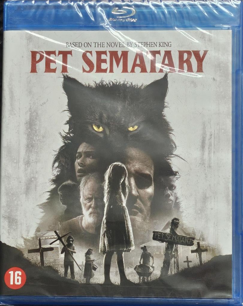 Pet Sematary (2019) Stephen King Blu Ray SEALED, Ophalen of Verzenden, Nieuw in verpakking, Horror