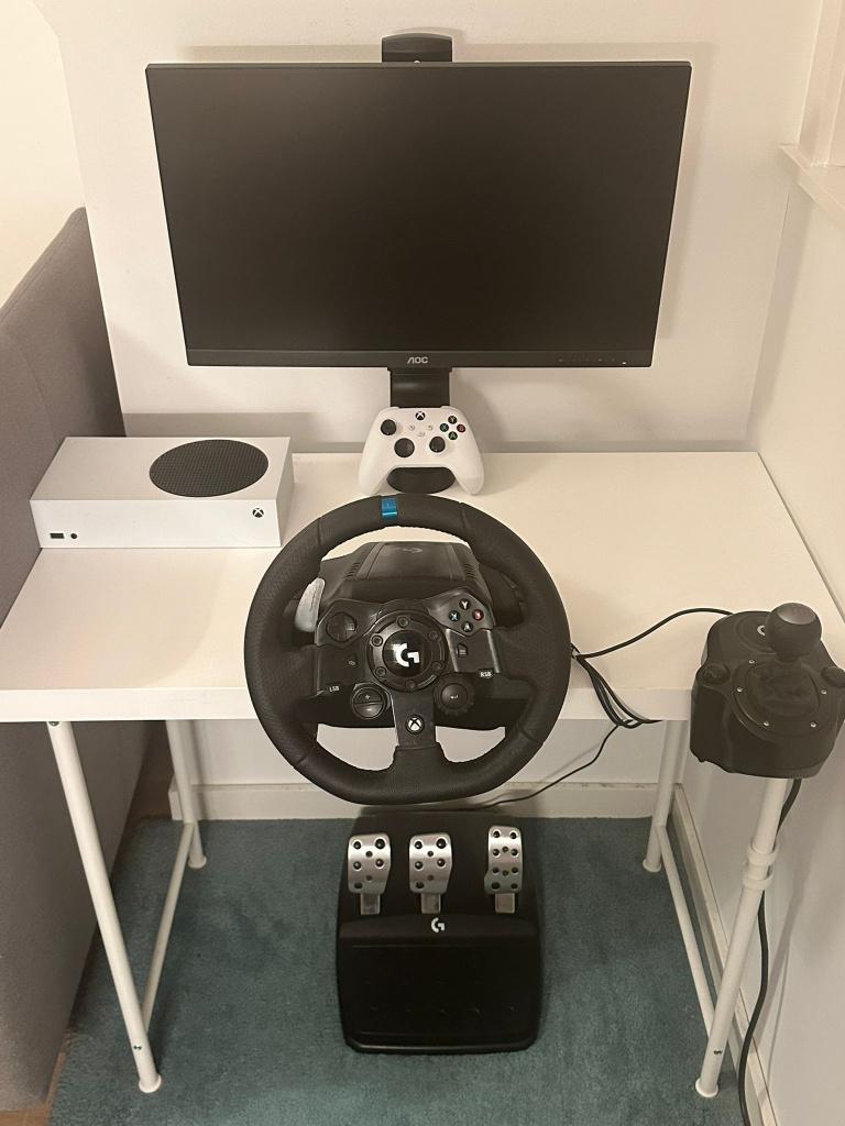 Logitech G923 + versnellingspook en Xbox series S, Games en Spelcomputers, Ophalen of Verzenden, Zo goed als nieuw, Xbox Series S