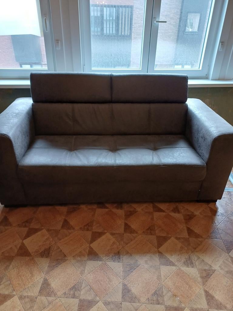 2 zit grijs, Ophalen, Zo goed als nieuw