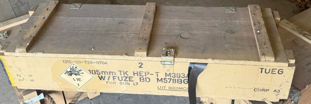 Caisse munition bois, Collections, Enlèvement ou Envoi