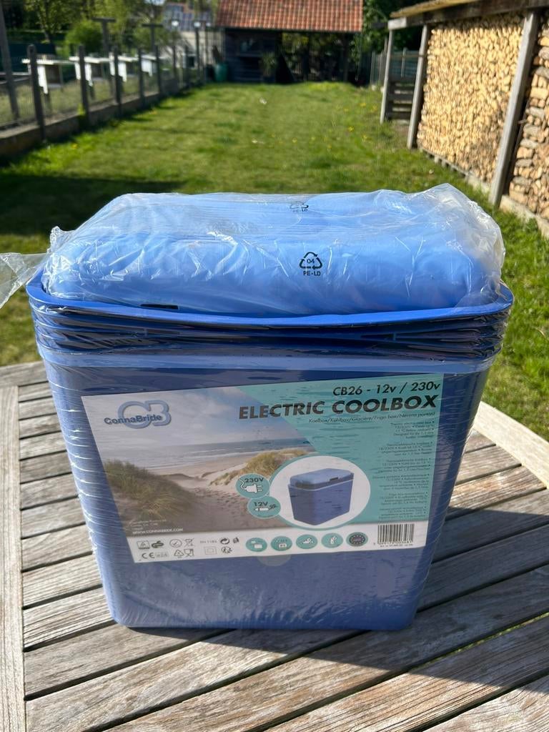 Connabride elektrische koelbox 24L, Caravanes & Camping, Glacières, Enlèvement, Neuf, Glacières, Électrique