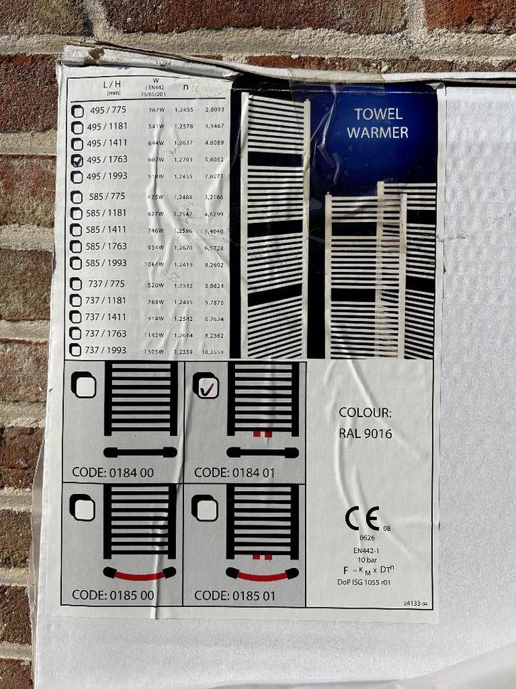 Chauffage mural, Bricolage & Construction, Chauffage & Radiateurs, Neuf, Radiateur, 800 watts ou plus, 30 à 80 cm, 150 cm ou plus