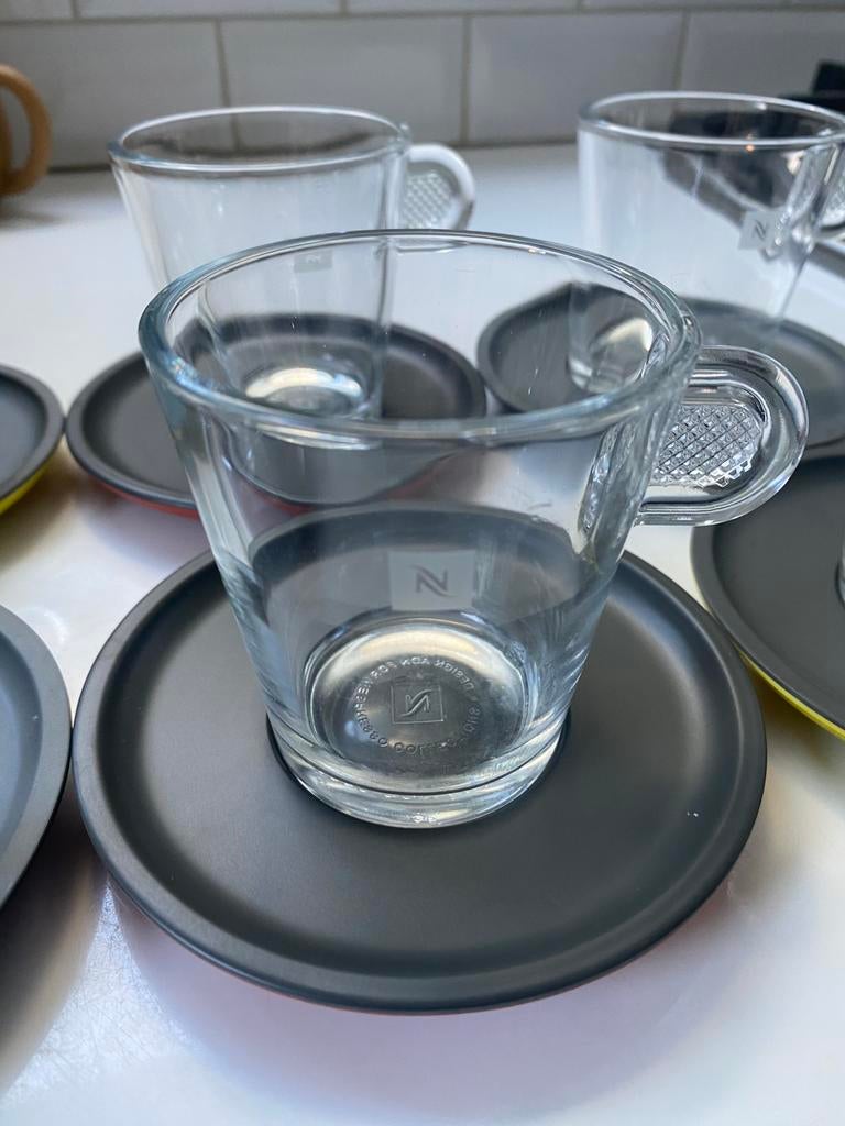 Nespresso tasjes design ADN, Ophalen of Verzenden, Nieuw, Glas, Kop(pen) en/of Schotel(s)