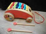Xylophone en bois sur roues à tirer - Janod roller xylo, Enlèvement ou Envoi, Utilisé, Jouet à Rouler ou à Bascule