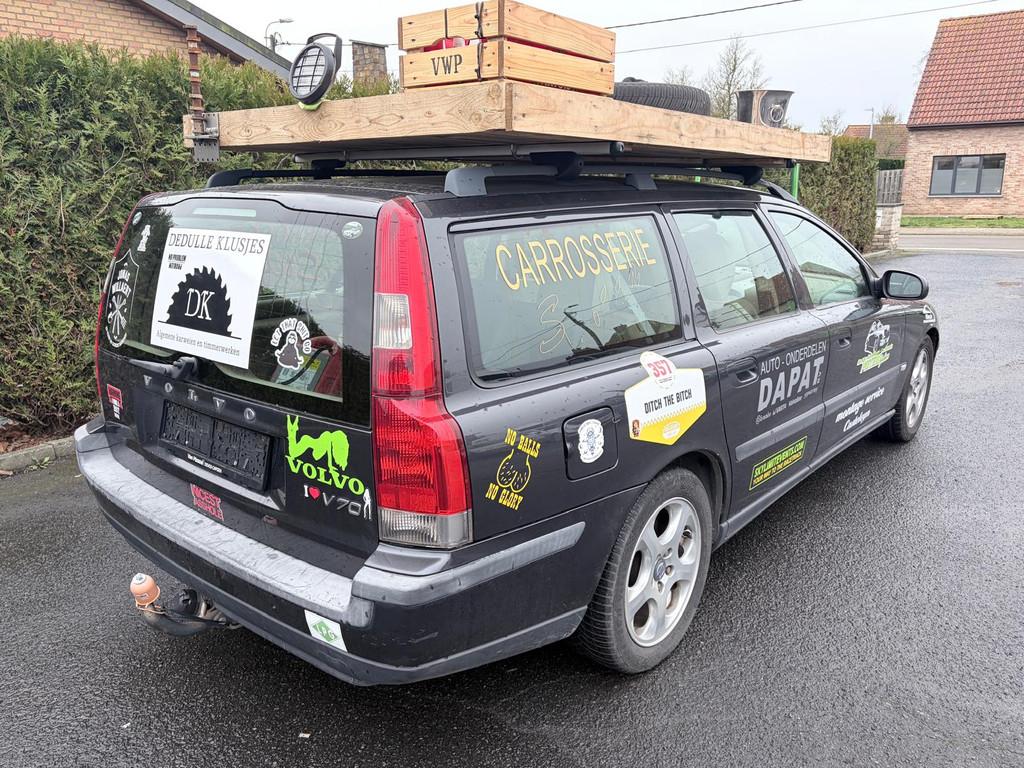 Volvo V70 2,4 Turbo - Belgian Rally, Auto's, Gebruikt, Blauw, V70, Bedrijf