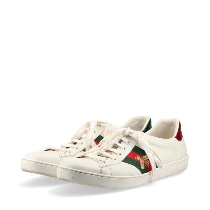Gucci Ace Bee 42.5, Vêtements | Hommes, Chaussures, Porté, Baskets, Blanc, Envoi