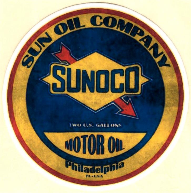 Sunoco Oil Company sticker, Motos, Accessoires | Autocollants, Envoi