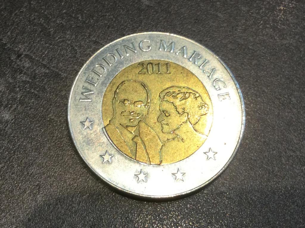 Procès du 2 euros 2011 à Monaco, Timbres & Monnaies, Monnaies | Europe | Monnaies euro, Enlèvement ou Envoi, Monaco, 2 euros