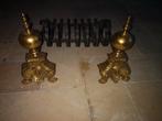PAIRE DE CHENETS, Antiquités & Art, Antiquités | Accessoires de maison, Enlèvement