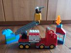 Duplo brandweerwagen, Kinderen en Baby's, Speelgoed | Duplo en Lego, Ophalen of Verzenden, Gebruikt, Complete set, Duplo