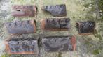 Anciennes tuiles faitière en grès vernissé., Bricolage & Construction, Tuiles & Revêtements de toit, Tuiles, Enlèvement ou Envoi
