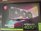 MSI RTX 4070 Ti Gaming X Trio 12Gb, Computers en Software, Videokaarten, Ophalen, GDDR6, PCI-Express 4, Zo goed als nieuw
