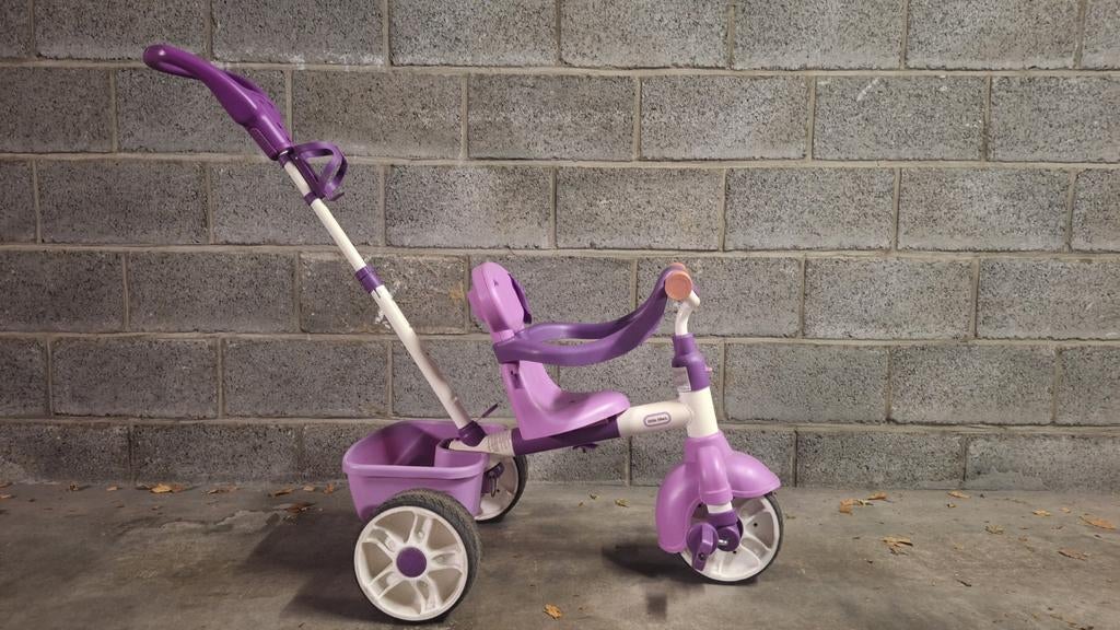 Driewieler met duwstang, Enlèvement, Utilisé