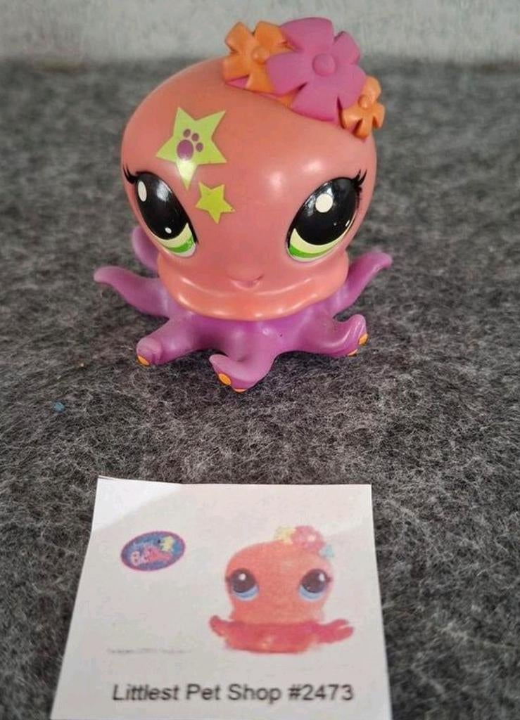 Littlest Pet Shop ( LPS) : wandelende octopus #2473, Verzamelen, Poppetjes en Figuurtjes, Ophalen of Verzenden