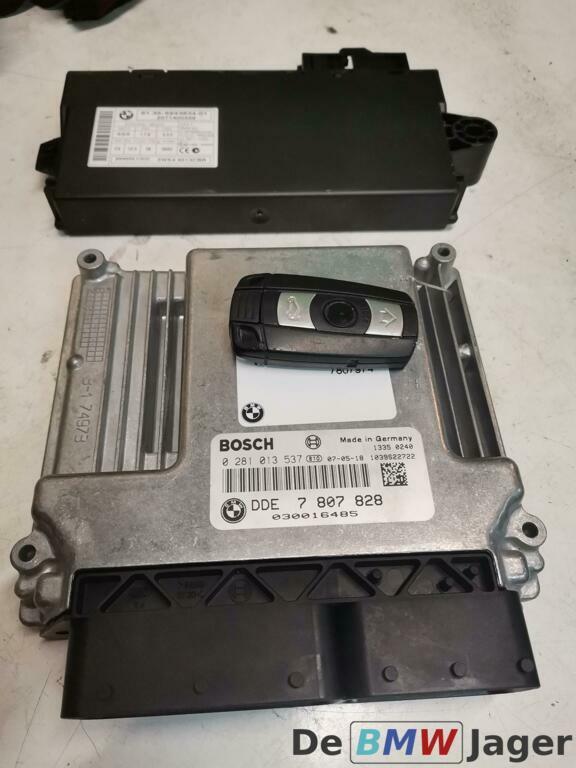 DDE met cas en sleutel BMW 1 3 serie E8X E9X N47 18D 7807828, Auto-onderdelen, Elektronica en Kabels, Gebruikt, Ophalen of Verzenden