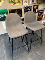 Tabourets de bar en tissus, Maison & Meubles, Enlèvement, Comme neuf
