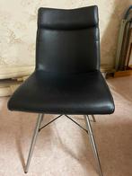 6 stoelen met hoes, Maison & Meubles, Chaises, Enlèvement, Utilisé, Noir, Cinq, Six Chaises ou plus