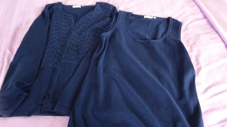 TWIN SET « PAULINE B », Vêtements | Femmes, Pulls & Gilets, Comme neuf, Taille 38/40 (M), Bleu, Enlèvement ou Envoi