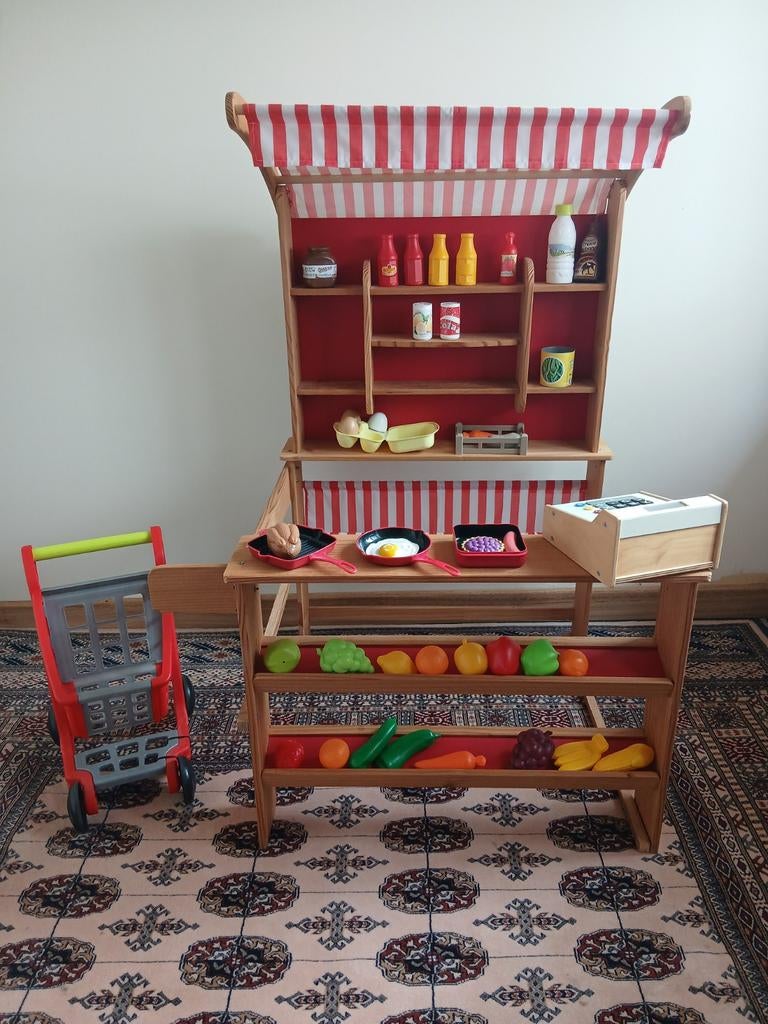 Winkeltje + inboedel winkel + winkelkar, Ophalen