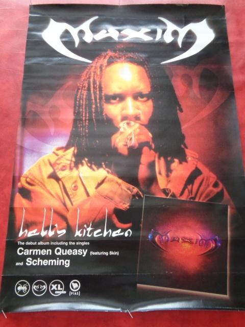 Poster "MAXIM". Vintage, Collections, Posters & Affiches, Utilisé, Musique, Envoi