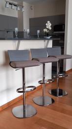 3 tabourets hauts/chaises hautes (design - Roche Bobois), Maison & Meubles, Tabourets de bar, 3 tabourets, Enlèvement, Comme neuf