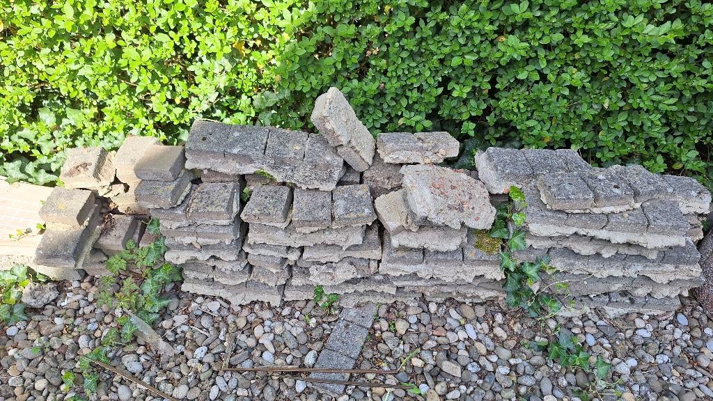 Pavé, Jardin & Terrasse, Béton, Enlèvement, Utilisé, Autres types