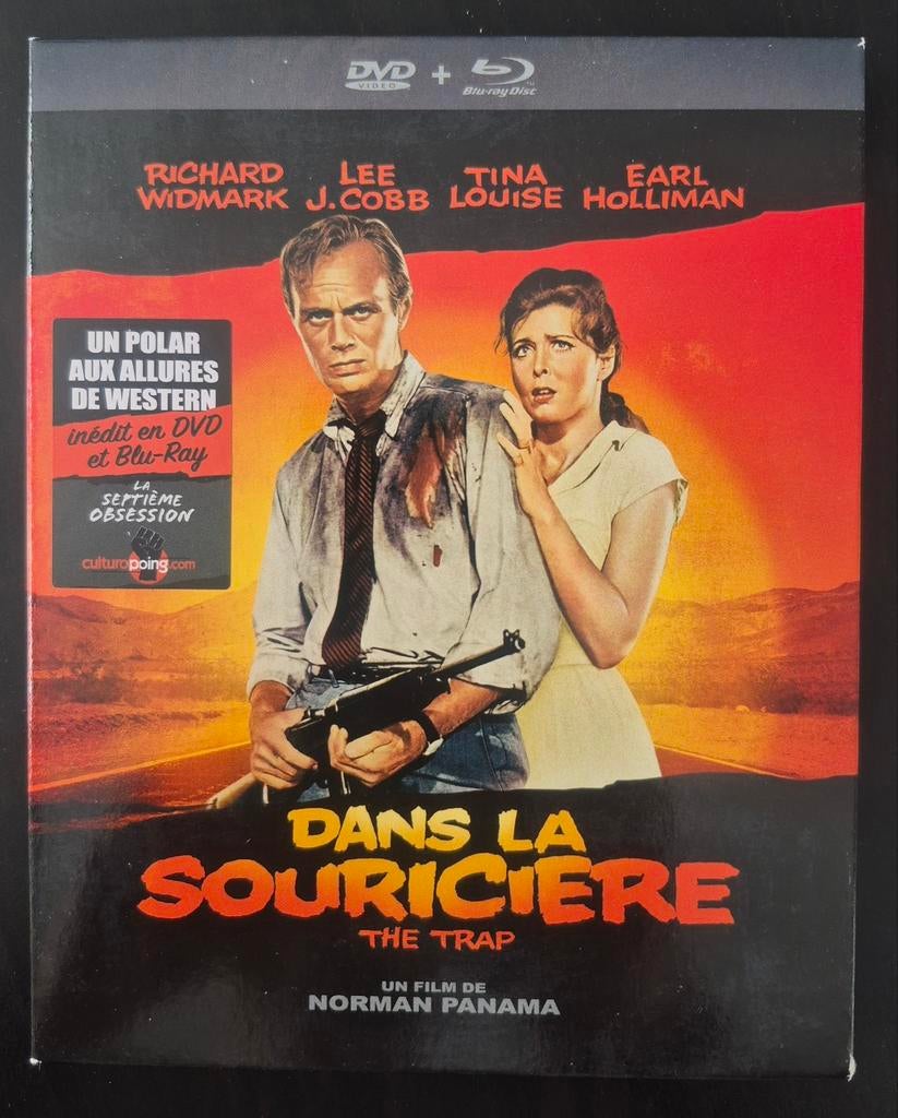 Blu-ray + dvd In de muizenval (Richard Widmark,...), Ophalen of Verzenden