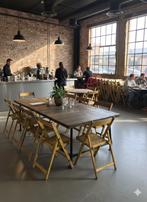 150 chaises pliantes anciennes d'Inde de couleur jaune, Autres couleurs, Enlèvement, Bois, Ibiza/Boho/Botanisch/Vintage/Industrieel