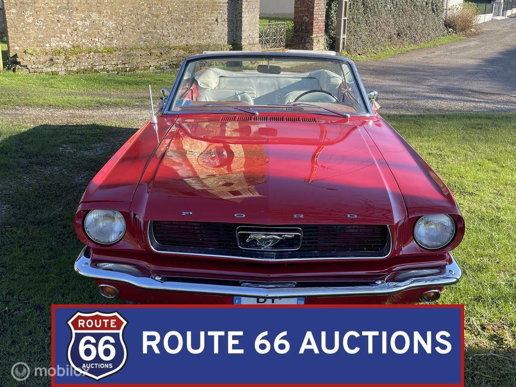 Ford Mustang Cabriolet | 1966 | Route 66 Auctions, Autos, Achat, Entreprise, Boîte manuelle, Autre carrosserie