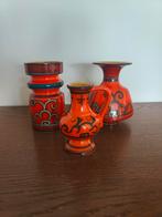 Setje vazen plateel Gouda Holland, Antiek en Kunst, Ophalen